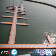 Polyethylene plastic pontoon block floating dock